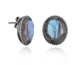 Pendientes Plata Mujer PEM0212RHLA Piedras Minerales Labradorita