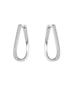 Pendientes Plata Mujer PPAC131 Aro Circonitas