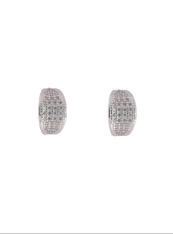 Pendientes Plata Mujer PPAC174 Aro Circonitas
