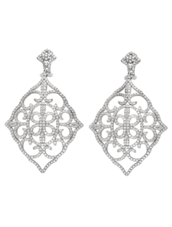 Pendientes Plata Mujer PPEN1557 Colgante Circonitas