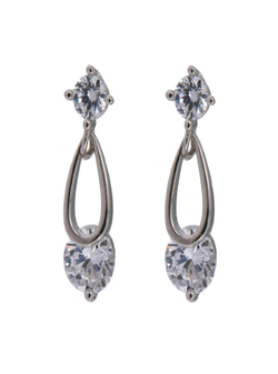 Pendientes Plata Mujer PPEN2107 Circonitas