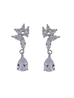 Pendientes Plata Mujer PPEN2115 Colgante Circonitas