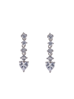 Pendientes Plata Mujer PPEN2119 Colgante Circonitas