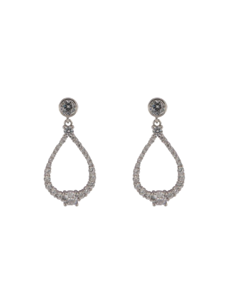 Pendientes Plata Mujer PPEN2146 Colgante Circonitas