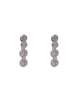 Pendientes Plata Mujer PPEN2165 Colgante Circonitas