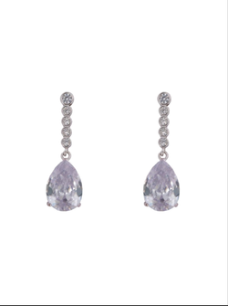 Pendientes Plata Mujer PPEN2171 Colgante Circonitas