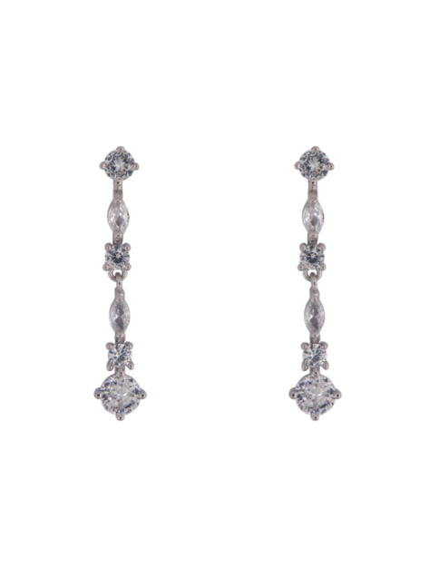 Pendientes Plata Mujer PPEN2180 Colgante Circonitas