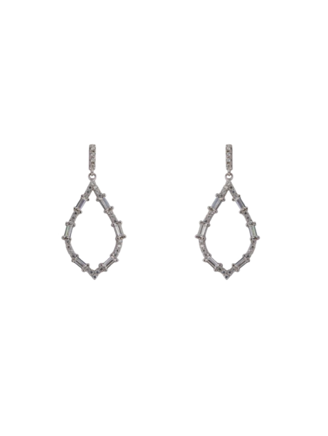 Pendientes Plata Mujer PPEN2194 Colgante Aro Lágrima Circonitas