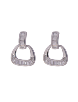 Pendientes Plata Mujer PPEN2243 Circonitas Colgante C. Circonitas