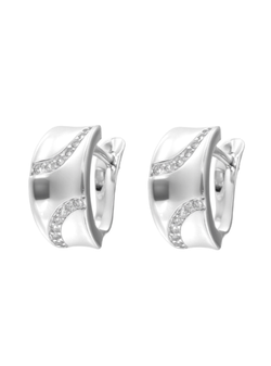 Pendientes Plata Mujer PPEN2250 Aro Circonitas