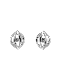 Pendientes Plata Mujer PPEN2266 Ojo Circonita