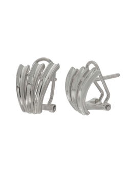 Pendientes Plata Mujer PPOM13 Liso En Brillo