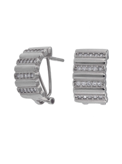 Pendientes Plata Mujer PPOM15 Circonitas