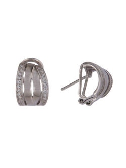 Pendientes Plata Mujer PPOM32 Circonitas