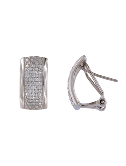 Pendientes Plata Mujer PPOM34 Circonitas