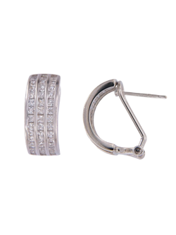 Pendientes Plata Mujer PPOM35 Circonitas