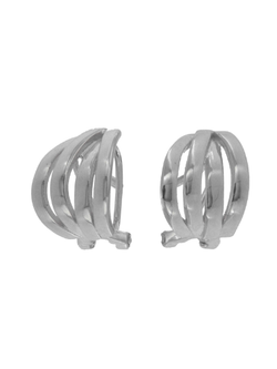 Pendientes Plata Mujer PPOM9 Pulido En Brillo