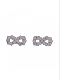 Pendientes Plata Mujer PPR 226 Infinitos Circonitas