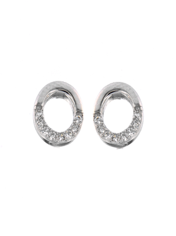 Pendientes Plata Mujer PPR 399 Círculos Circonitas