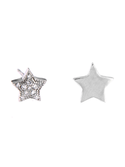 Pendientes Plata Mujer PPR 537 Estrellas Circonitas