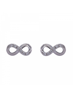 Pendientes Plata Mujer PPR 574 Infinito Circonitas