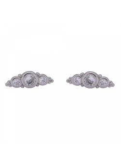 Pendientes Plata Mujer PPR 607 Circonitas