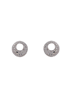Pendientes Plata Mujer PPR 740 Redondos Circonitas