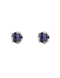 Pendientes Plata Mujer PPR 757/A Circonitas Moradas