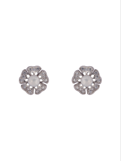 Pendientes Plata Mujer PPRP74 Perla & Circonitas