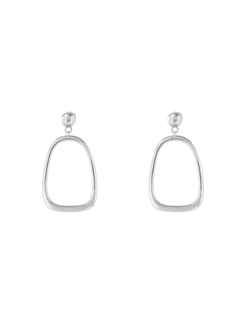 Pendientes Plata Mujer PSET210/1 Circonitas Colgante En Brillo