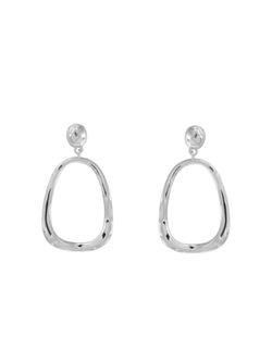 Pendientes Plata Mujer PSET211/1 Circonitas Colgante En Brillo