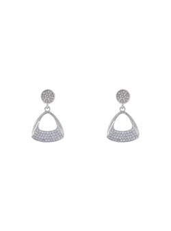 Pendientes Plata Mujer PSET219/1 Colgante Circonitas