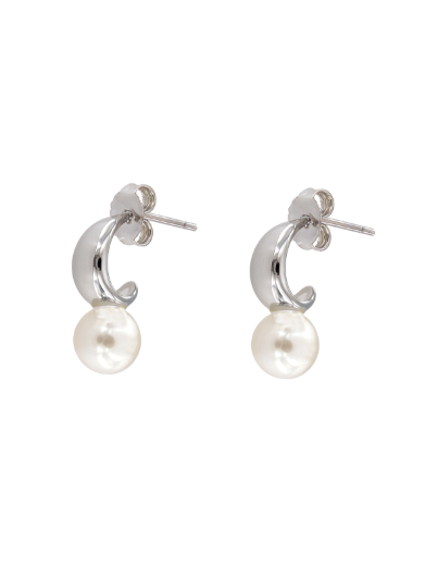 Pendientes Plata Mujer PSTP9 Perlas