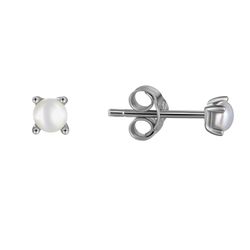 Pendientes Plata Perlas 3mm PEL1004RHPA03