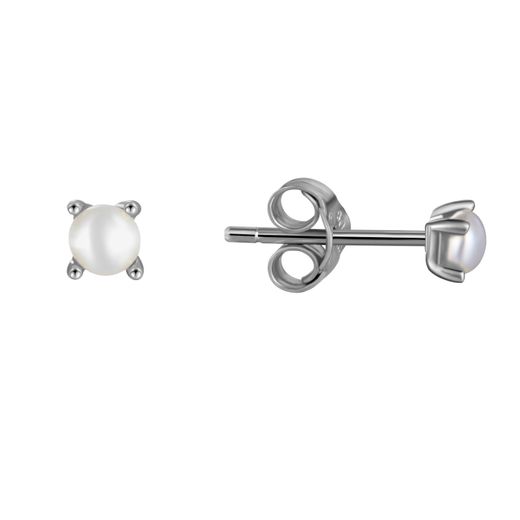 Pendientes Plata Perlas 3mm PEL1004RHPA03
