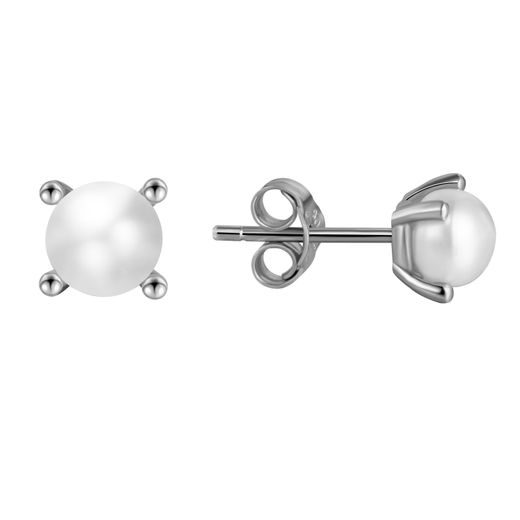 Pendientes Plata Perlas 4mm PEL1004RHPA04