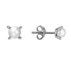Pendientes Plata Perlas 5mm PEL1004RHPA05