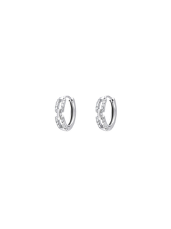 Pendientes Plata PPAC211 Aro C. Circonitas