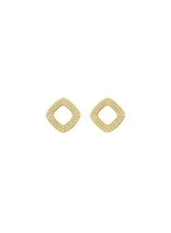 Pendientes Plata PPR 802 Rombo C. Circonitas
