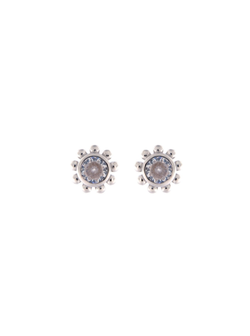 Pendientes Plata PPR 807 Sol C. Circonitas