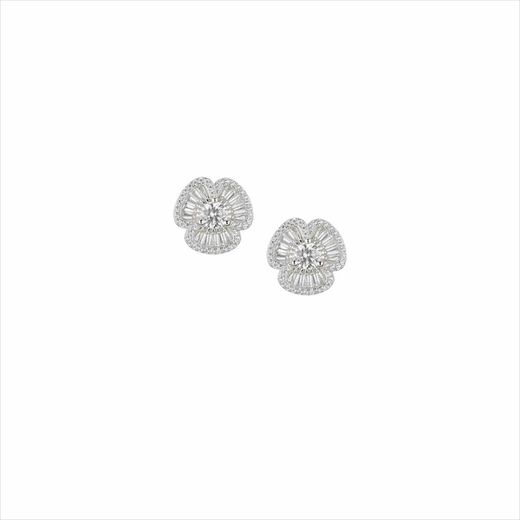 Arracades Plata Sovrani 1,5cm J9871 Flor Circonites