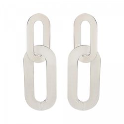 Pendientes Plata Sovrani AVP007 Eslabones