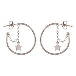 Pendientes Plata Sovrani AVP255 Aro Estrella