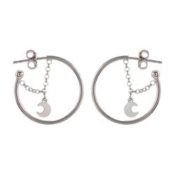 Pendientes Plata Sovrani AVP257 Aro Luna