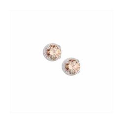 Pendientes Plata Sovrani J11736 Circonita Champagne C. Circonitas 1,00cm