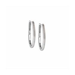 Pendientes Plata Sovrani J11752 Aro C. Circonitas 2,70cm