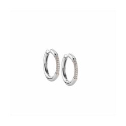 Pendientes Plata Sovrani J11759 Aro C. Circonitas 1,80cm