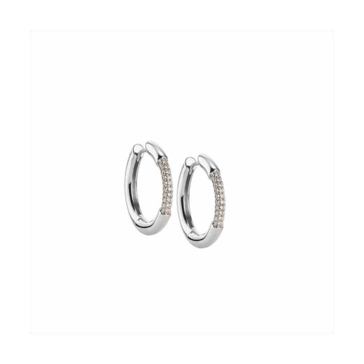 Pendientes Plata Sovrani J11759 Aro C. Circonitas 1,80cm
