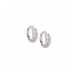 Pendientes Plata Sovrani J11760 Aro C. Circonitas 1,60cm