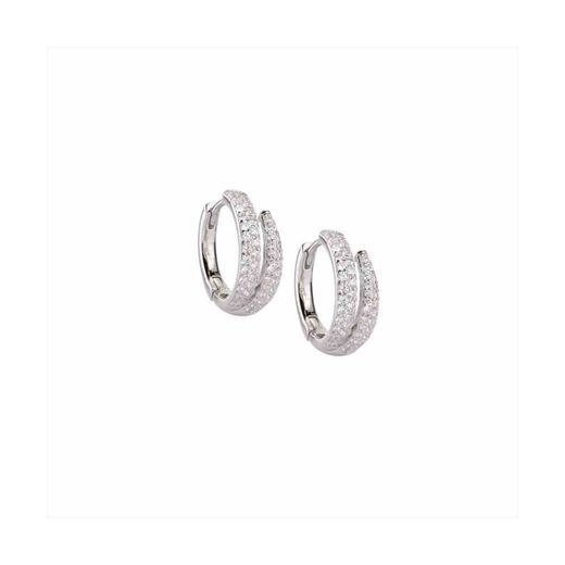 Pendientes Plata Sovrani J11760 Aro C. Circonitas 1,60cm
